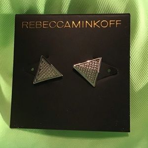 Rebecca Minkoff silver earrings
